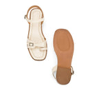 Gabbana Dot Off-White Flats - Lino Perros