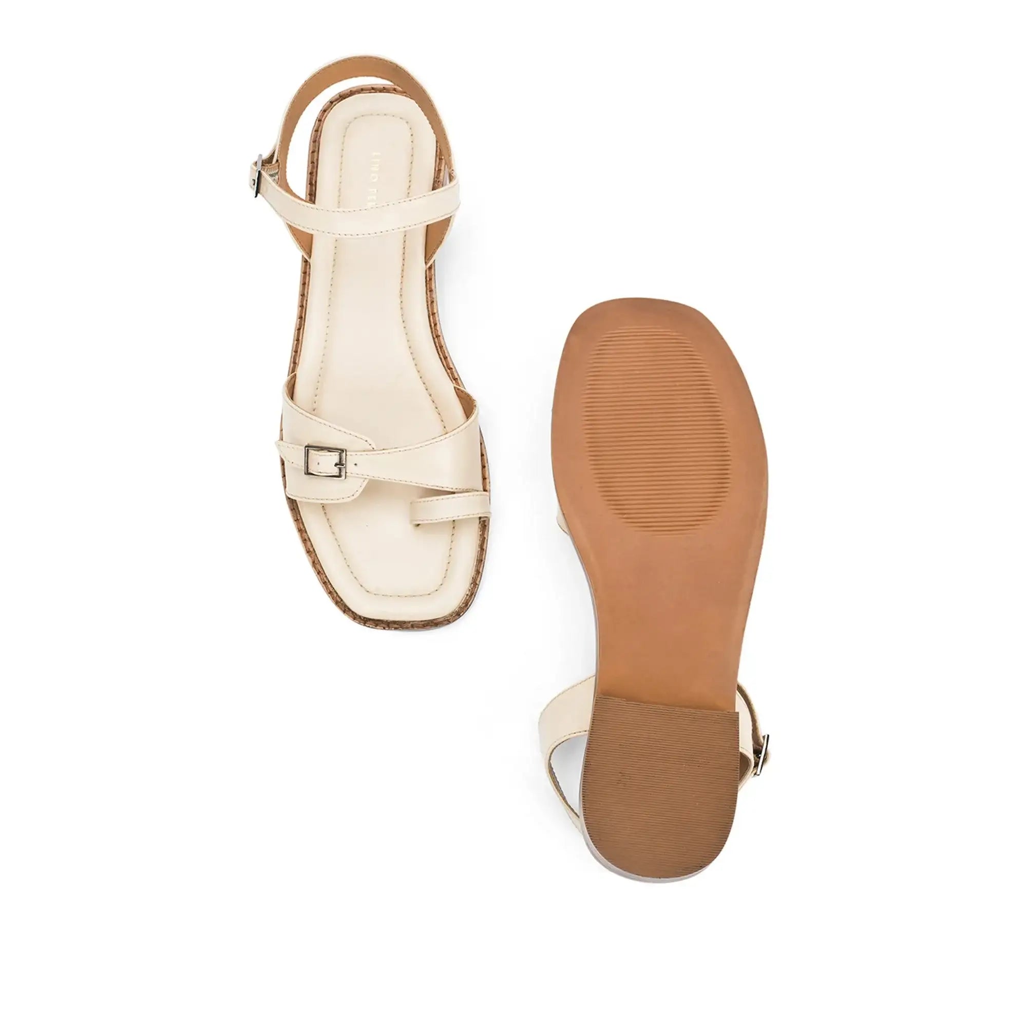 Gabbana Dot Off-White Flats - Lino Perros
