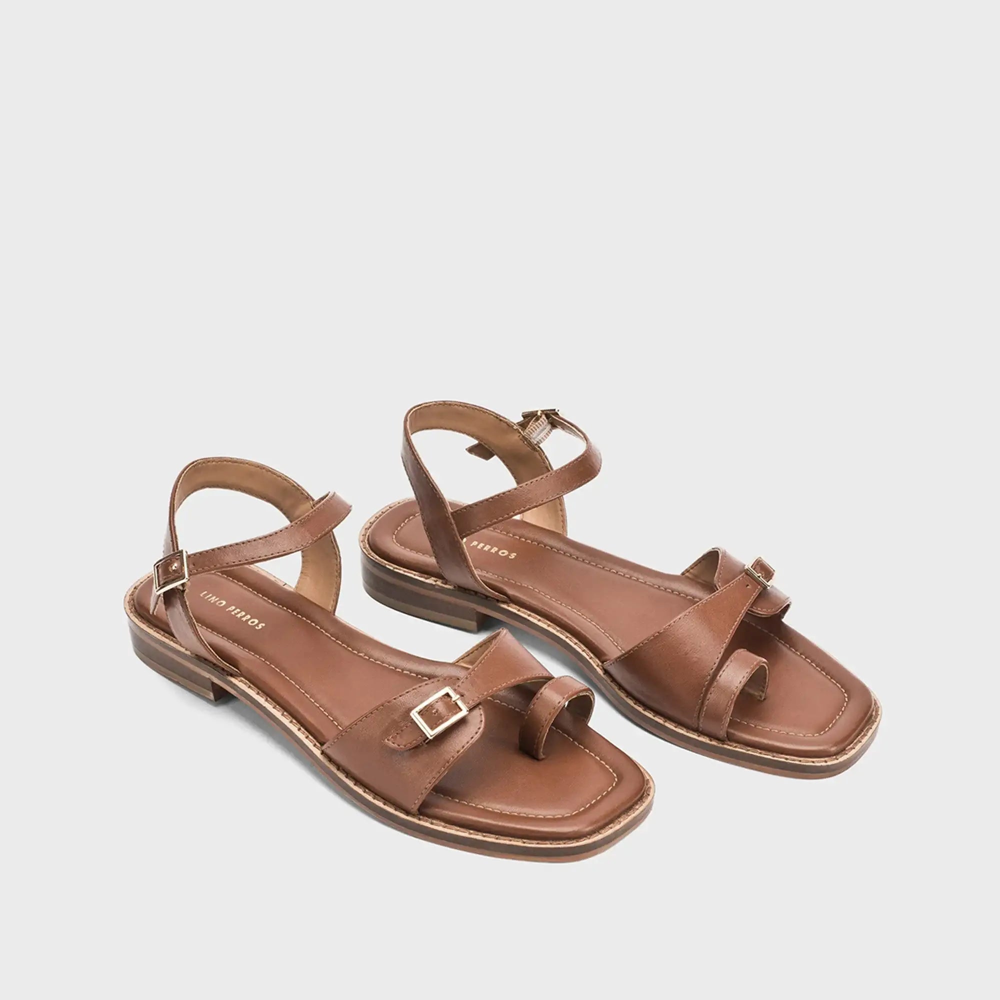 Gabbana Dot Tan Flats - Lino Perros