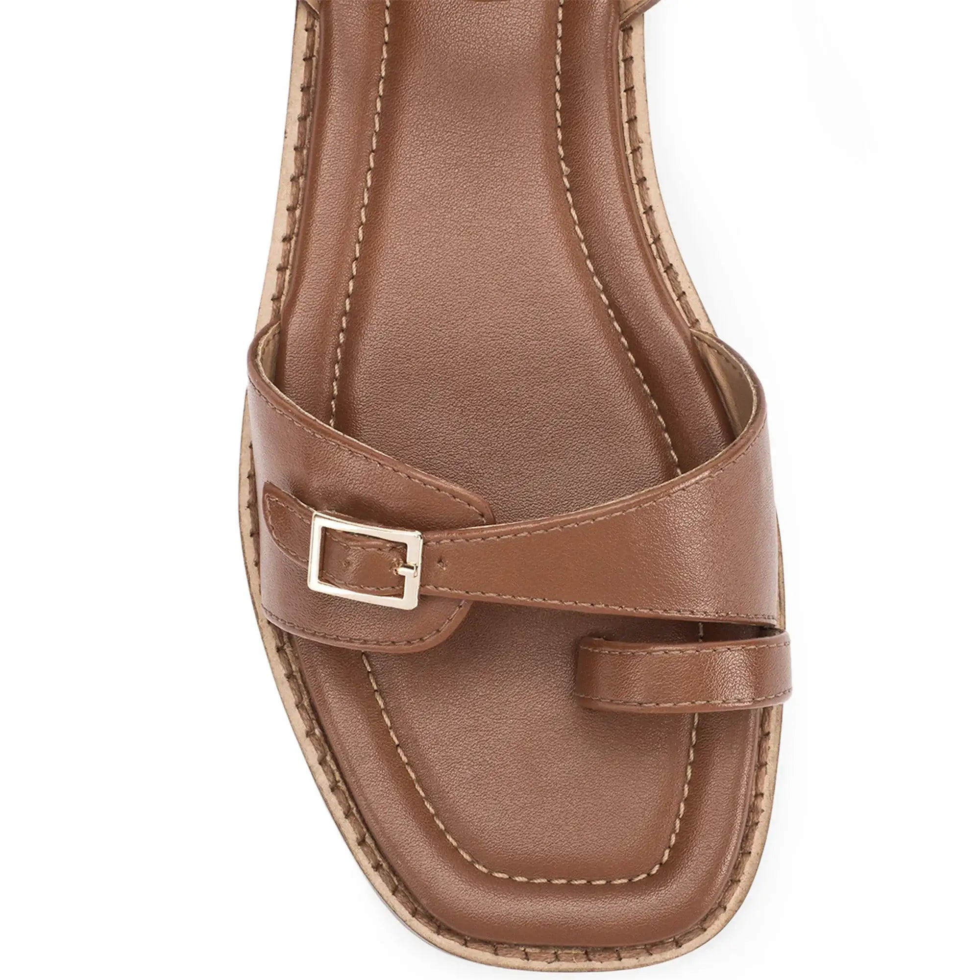 Gabbana Dot Tan Flats - Lino Perros