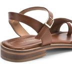 Gabbana Dot Tan Flats - Lino Perros