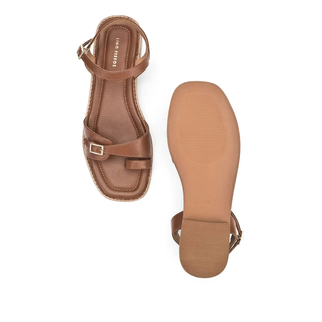 Gabbana Dot Tan Flats - Lino Perros
