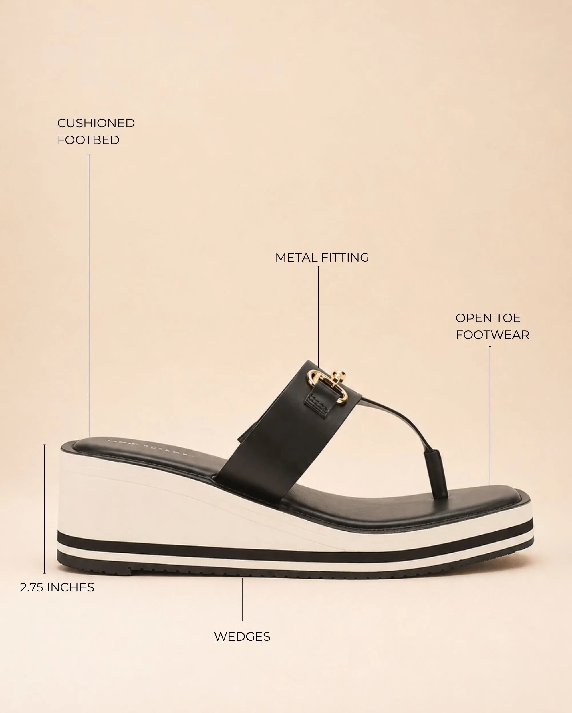 Lopez Balance Black Heels - Lino Perros