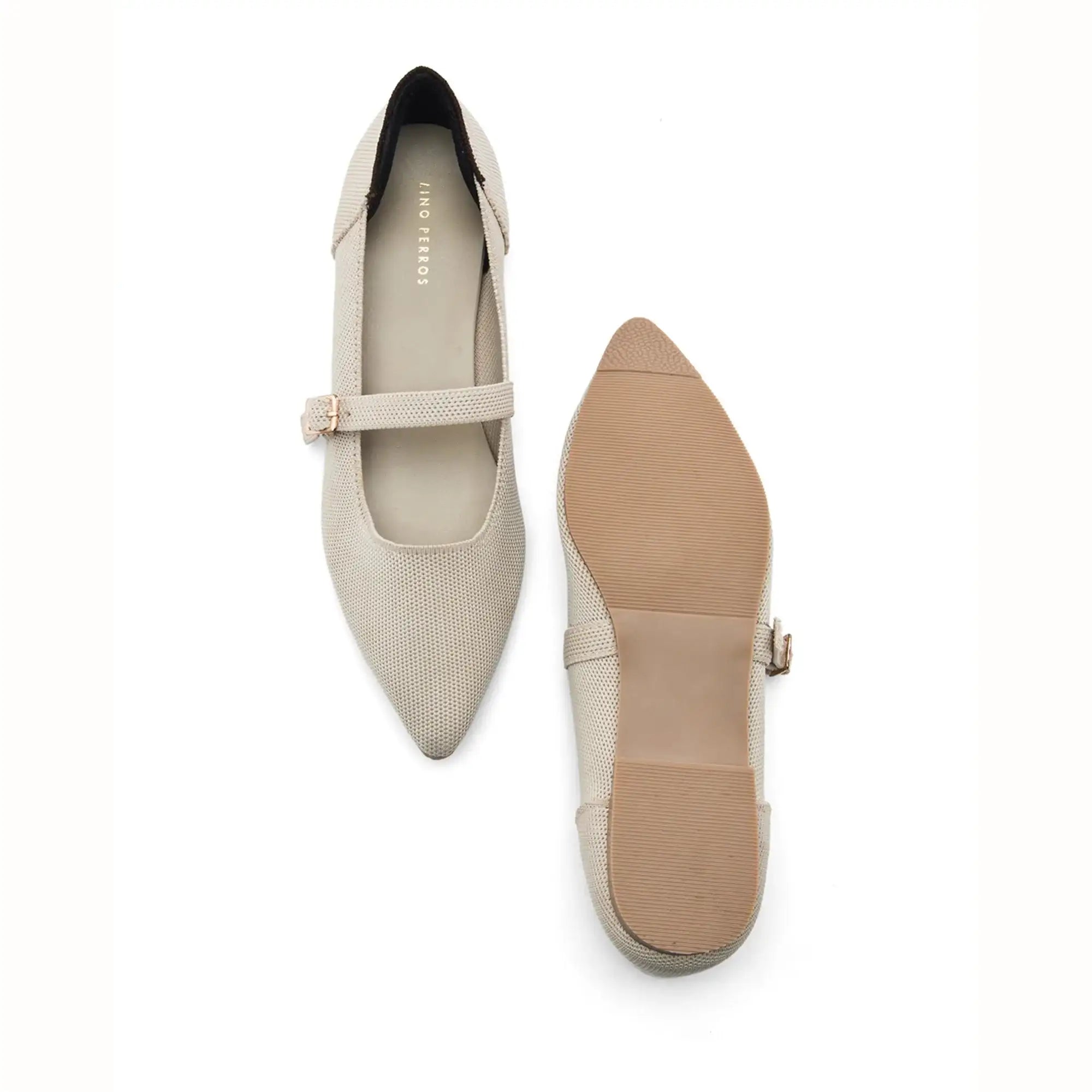 Hepburn Ada Off-White Flats - Lino Perros