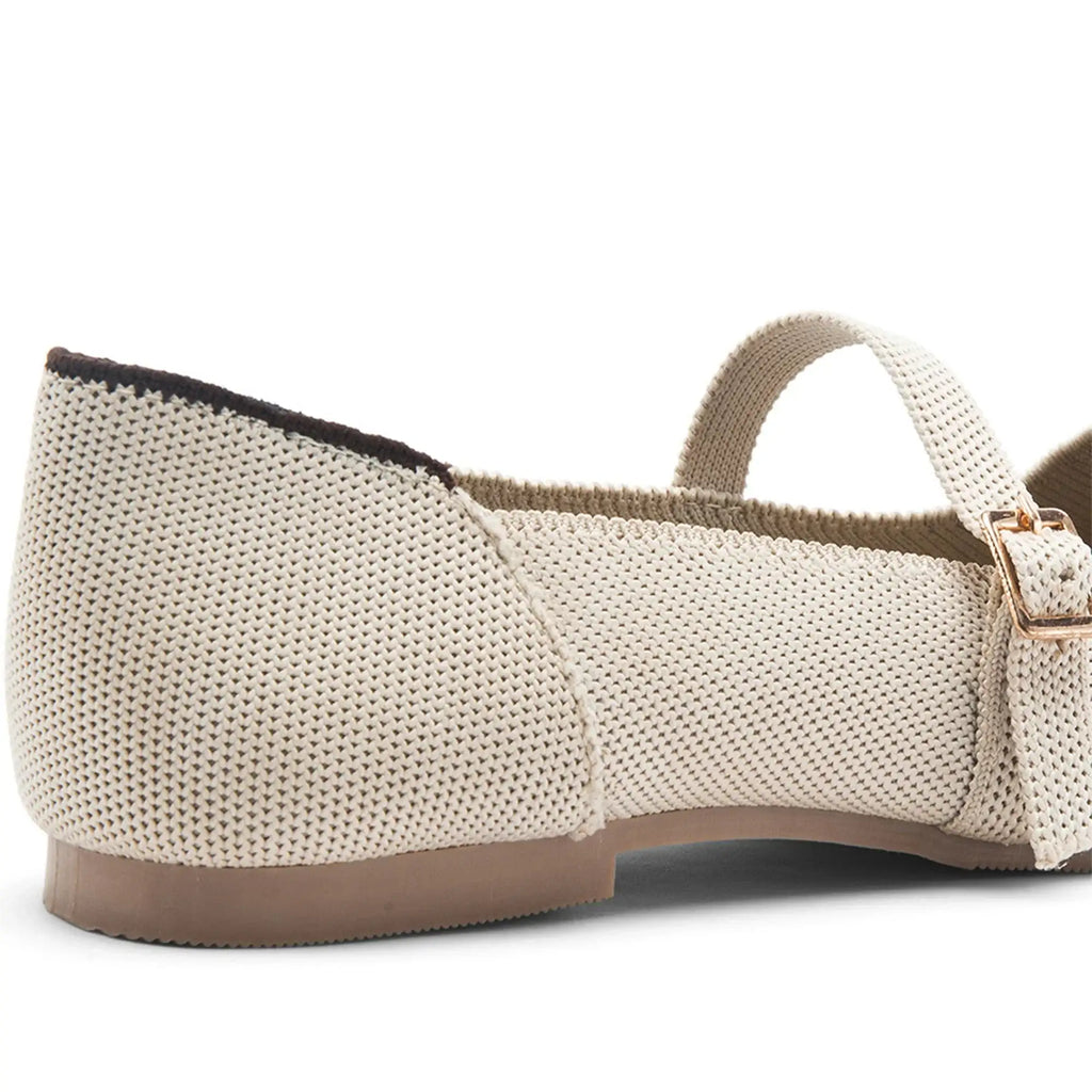 Hepburn Ada Off-White Flats - Lino Perros