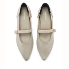 Hepburn Ada Off-White Flats - Lino Perros