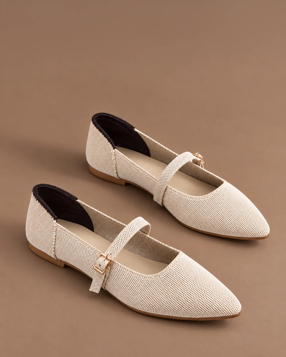Hepburn Ada Off-White Flats - Lino Perros