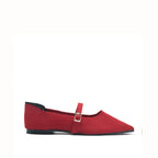 Hepburn Ada Red Flats - Lino Perros