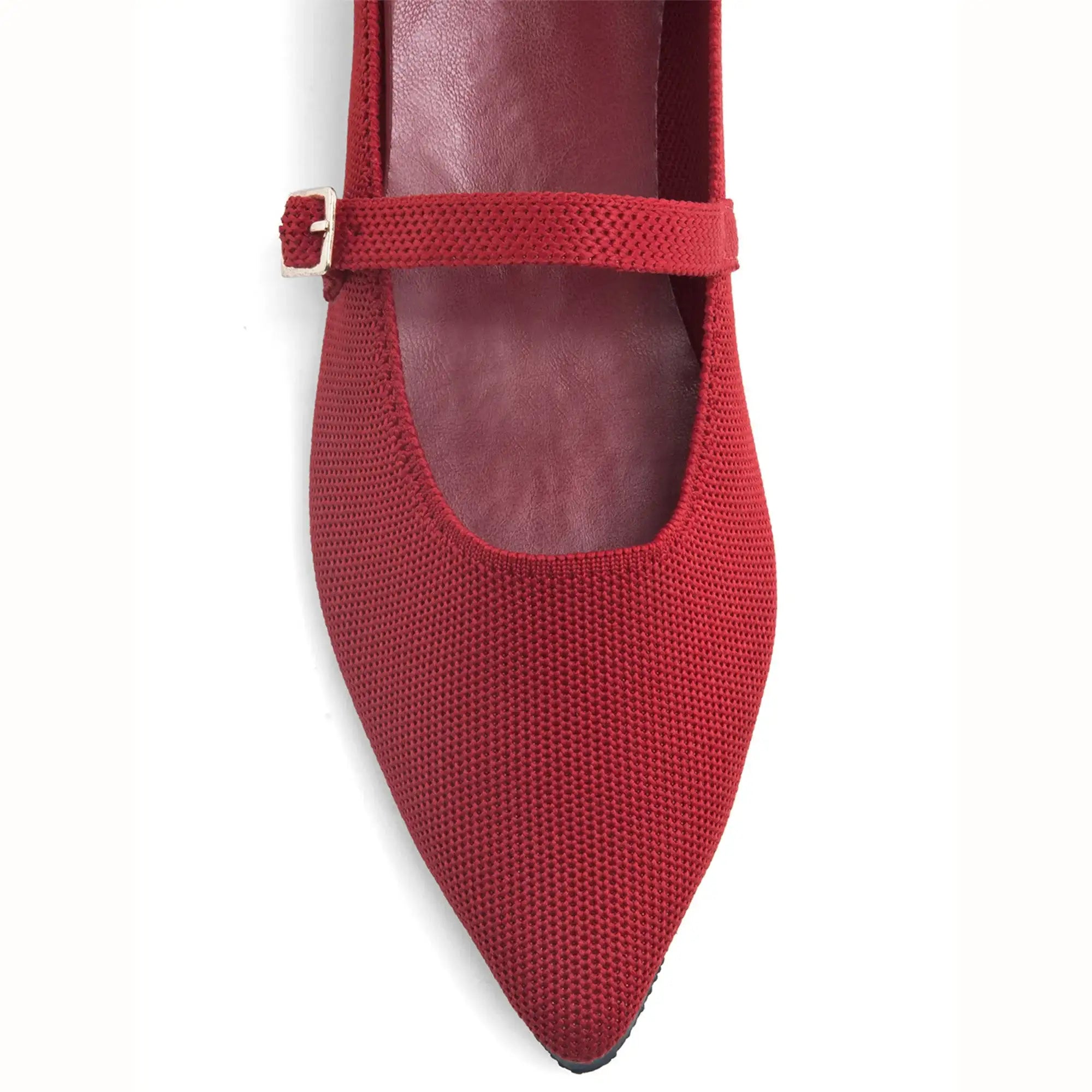 Hepburn Ada Red Flats - Lino Perros
