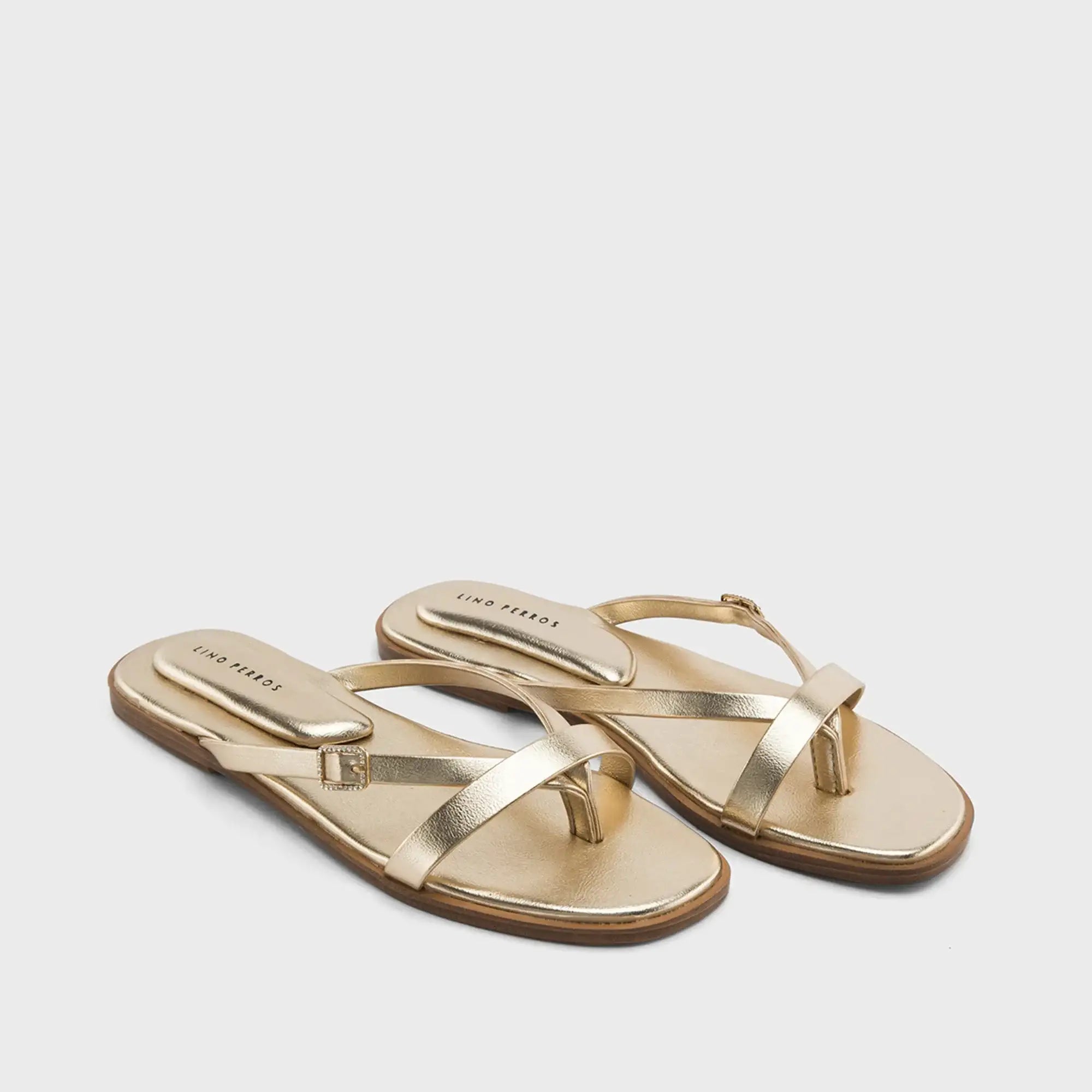 Mary Iris Gold Flats - Lino Perros