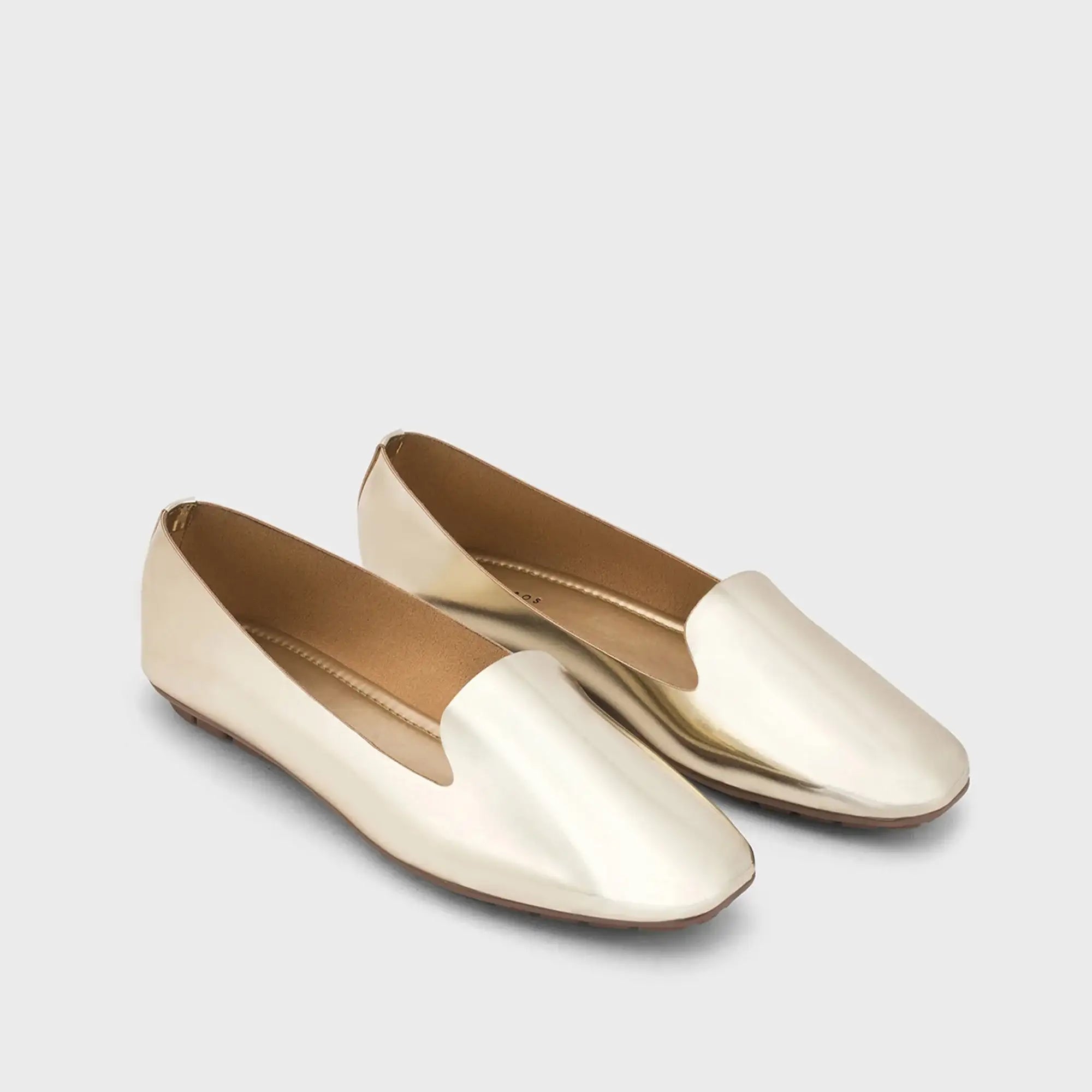 Hepburn Stella Gold Flats - Lino Perros