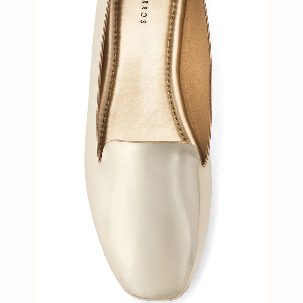 Hepburn Stella Gold Flats - Lino Perros