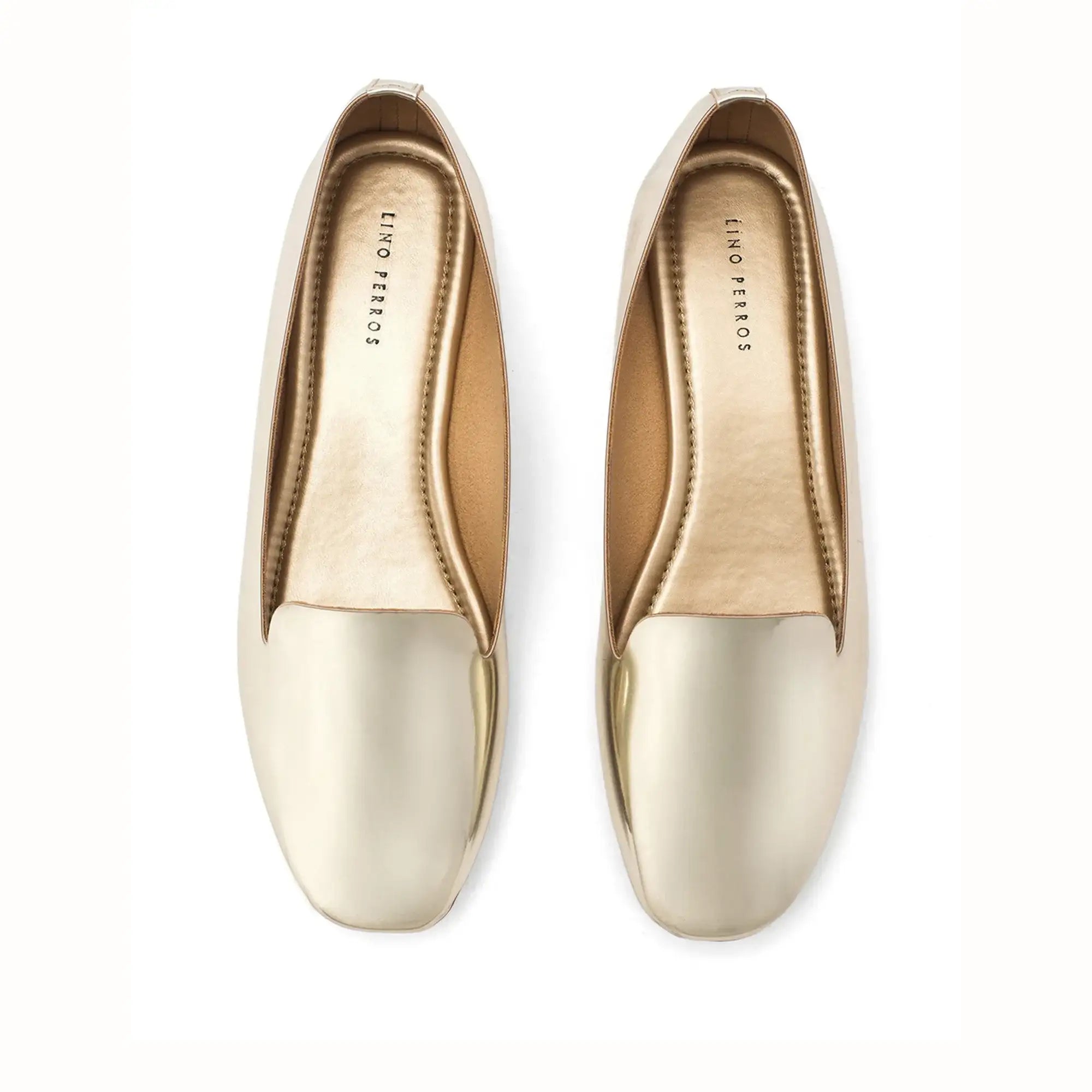 Hepburn Stella Gold Flats - Lino Perros