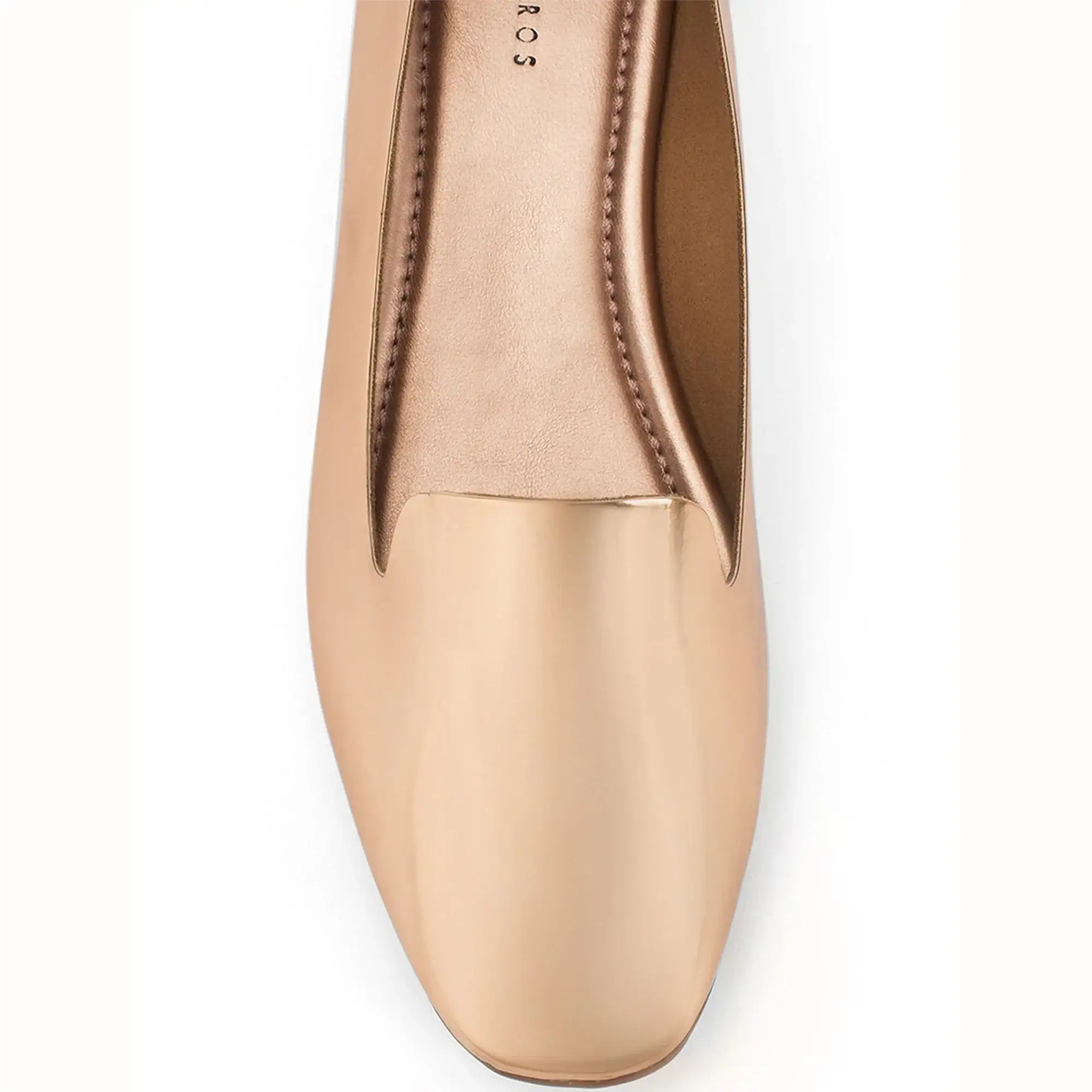 Hepburn Stella Rose-Gold Flats - Lino Perros
