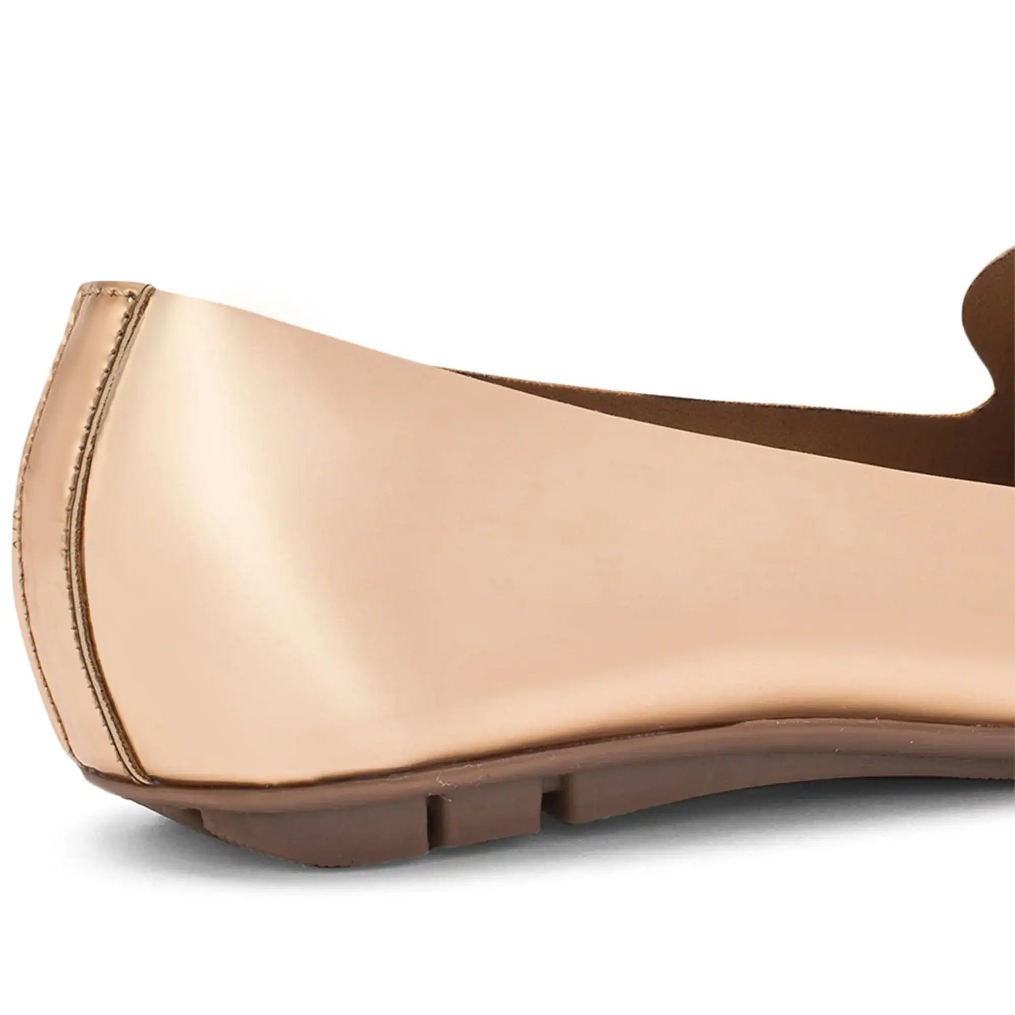 Hepburn Stella Rose-Gold Flats - Lino Perros
