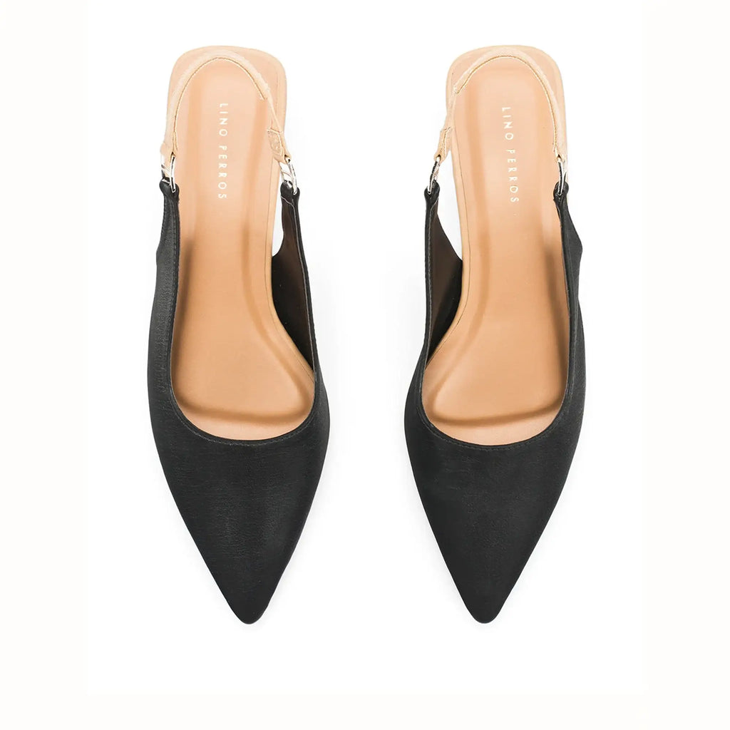 Gaga Lila Black Heels - Lino Perros