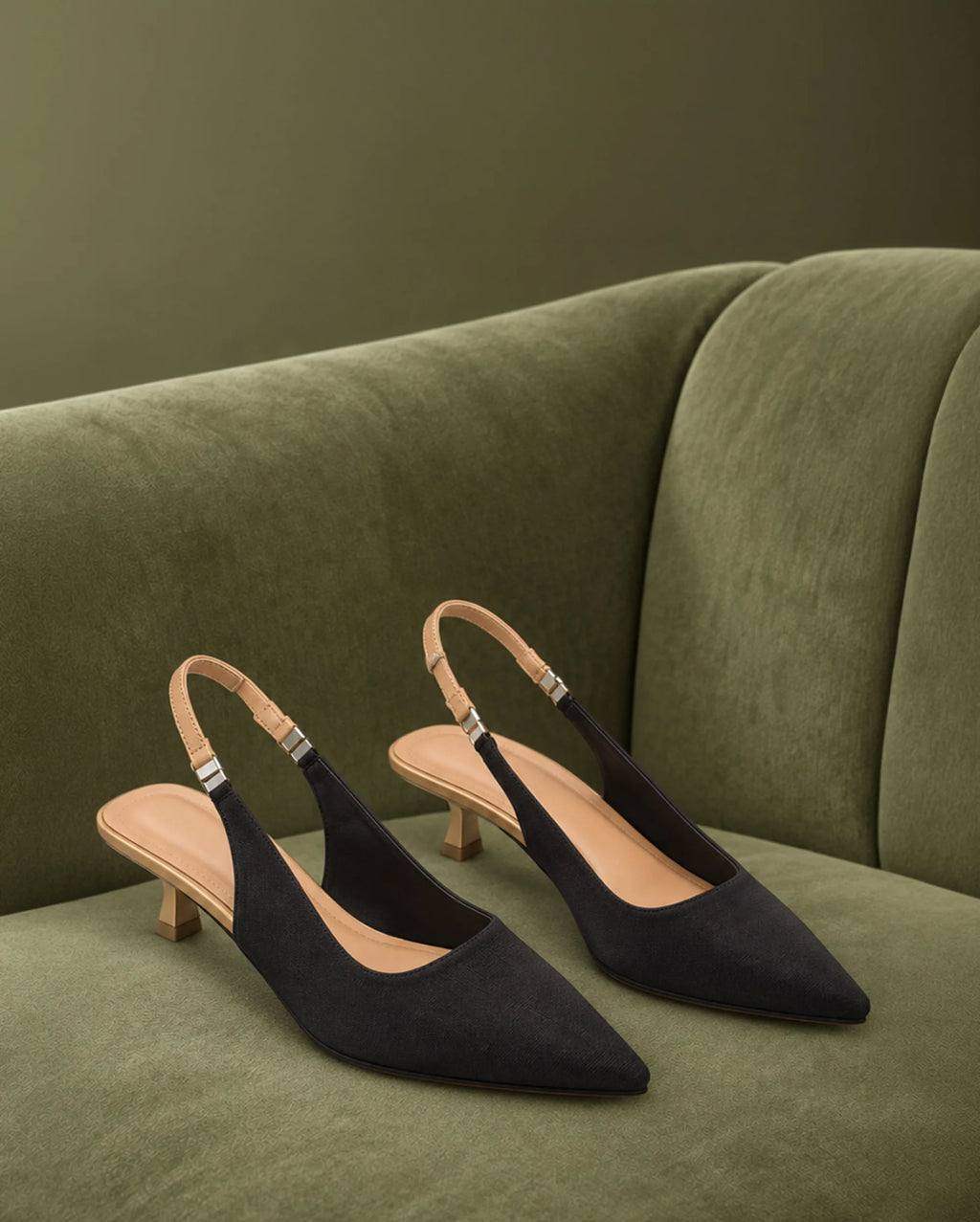 Gaga Lila Black Heels - Lino Perros