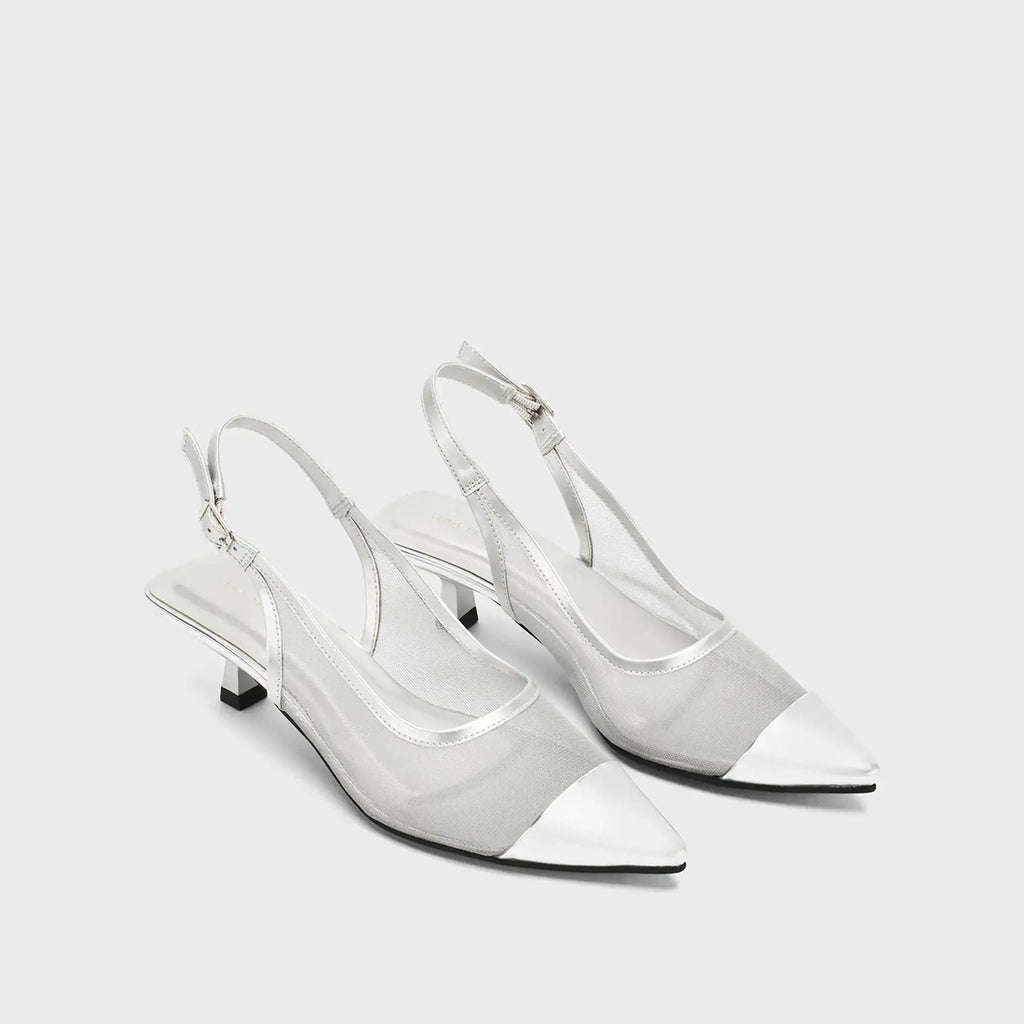 Gaga Nell Silver Heels - Lino Perros