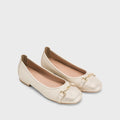 Hepburn May Beige Flats - Lino Perros