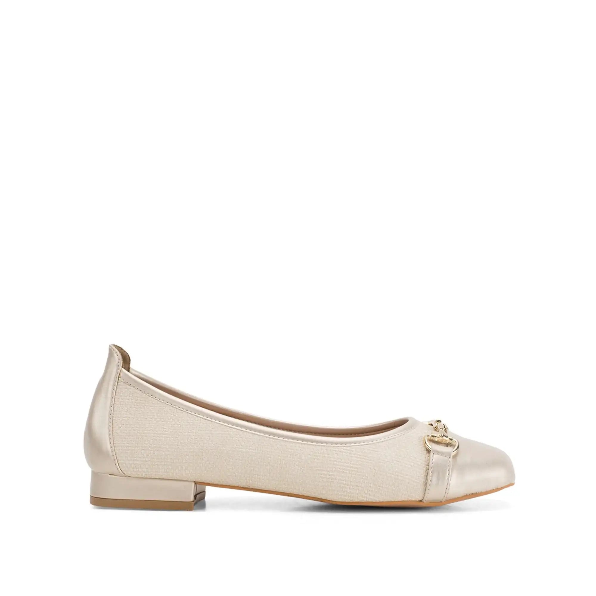 Hepburn May Beige Flats - Lino Perros