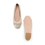Hepburn May Beige Flats - Lino Perros