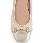 Hepburn May Beige Flats - Lino Perros