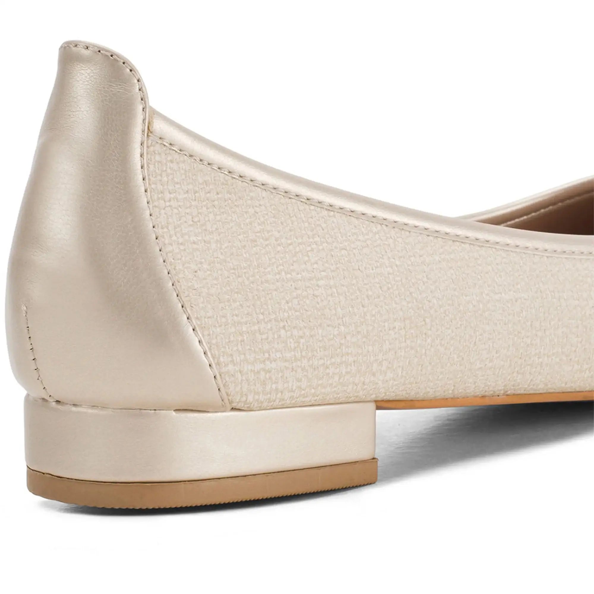 Hepburn May Beige Flats - Lino Perros