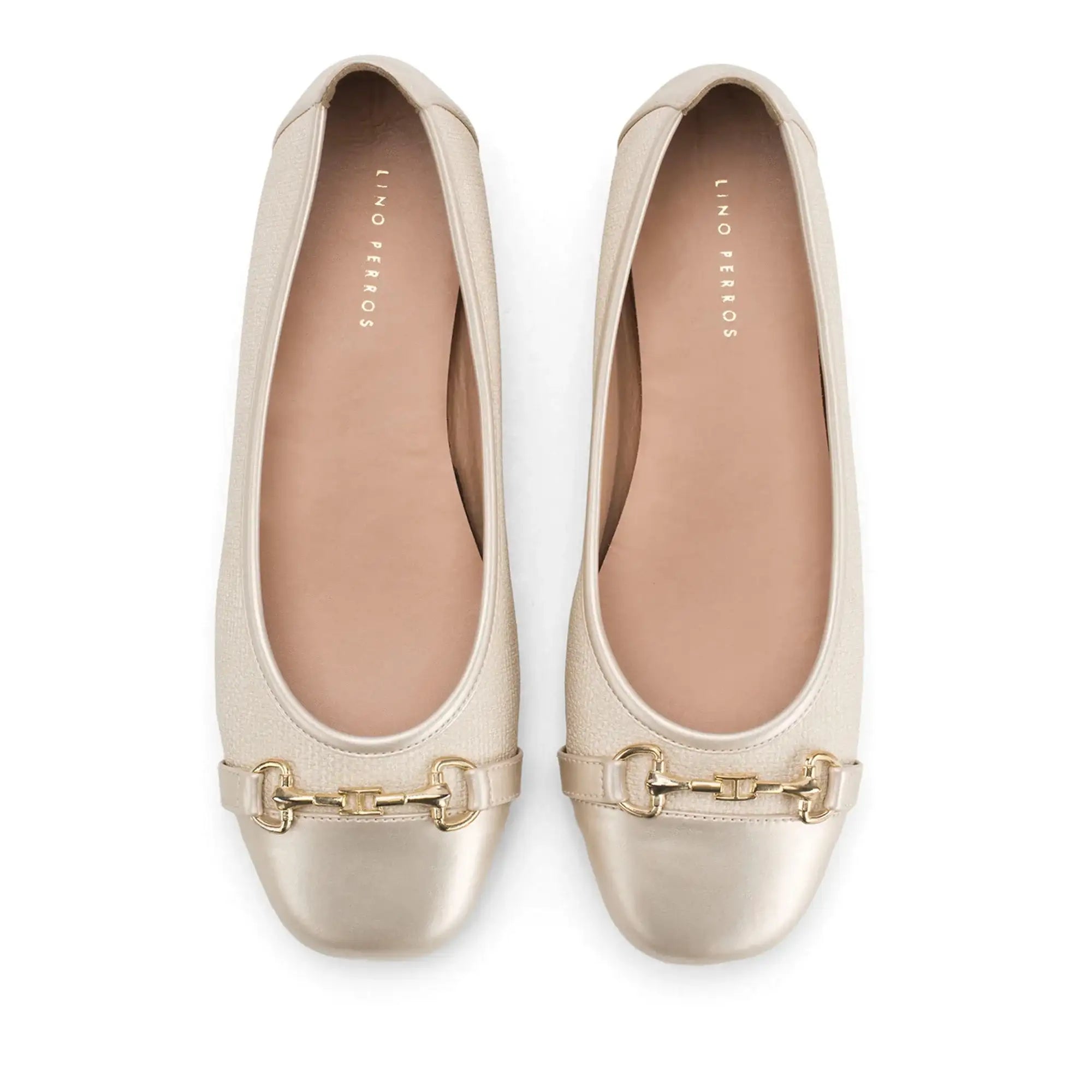 Hepburn May Beige Flats - Lino Perros