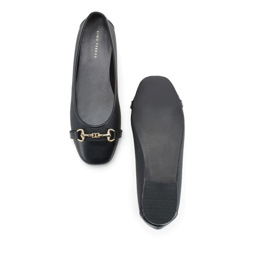 Hepburn May Black Flats - Lino Perros
