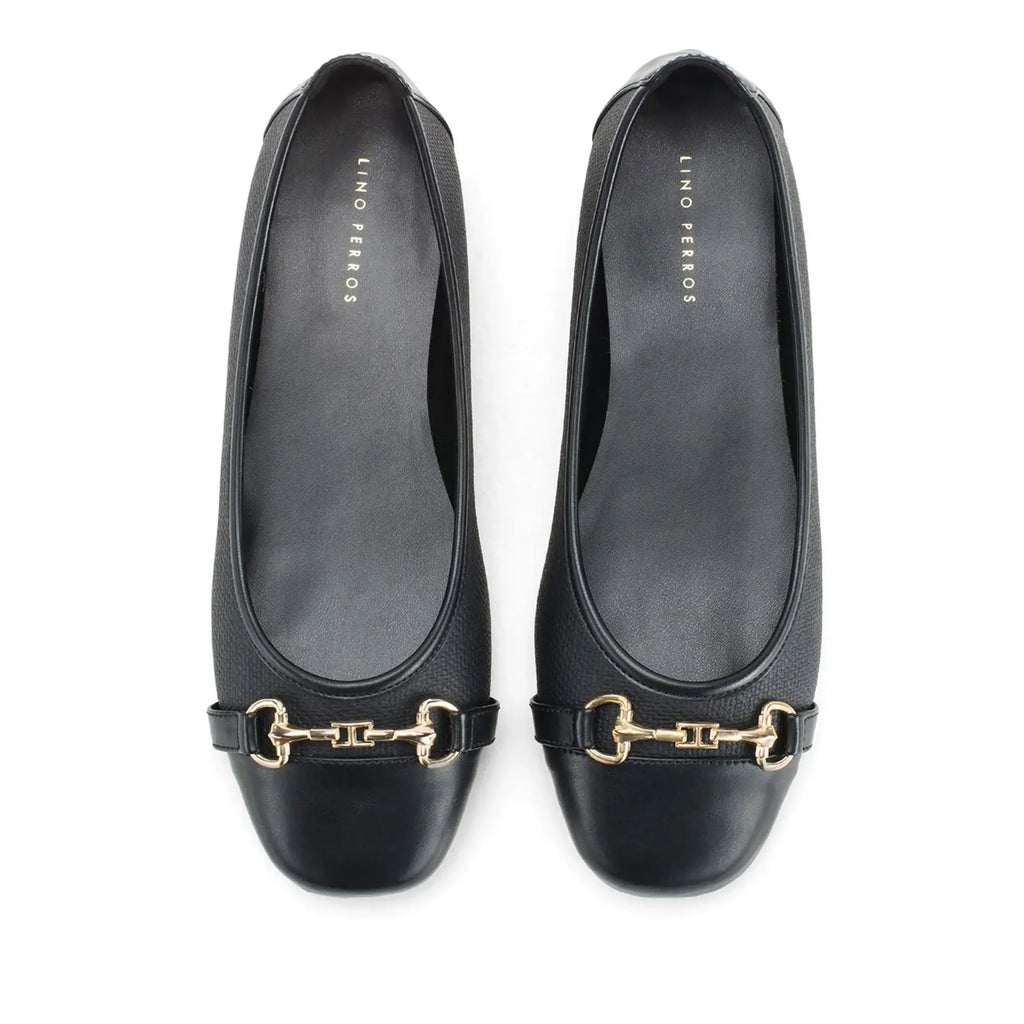 Hepburn May Black Flats - Lino Perros