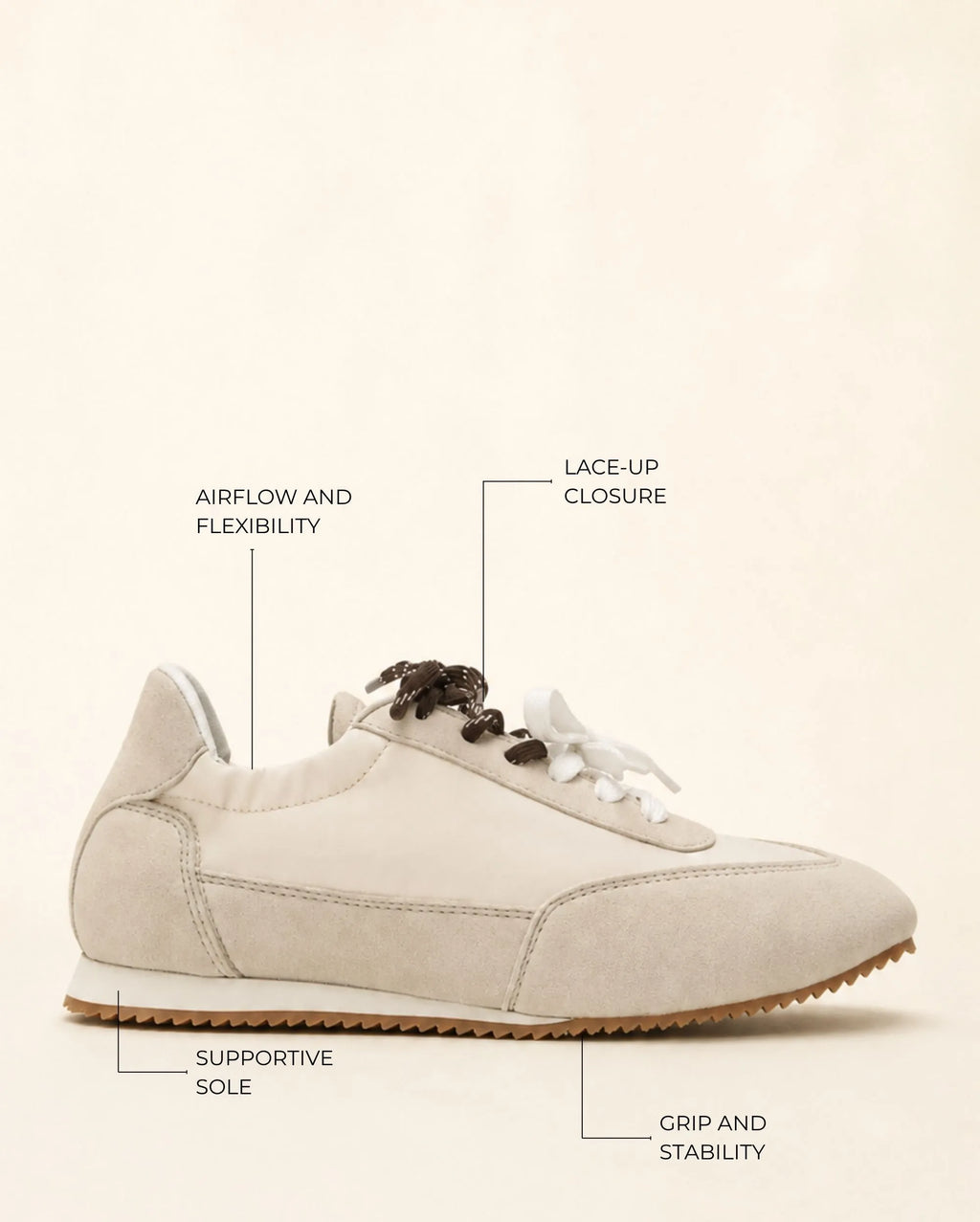 Stellar Nexus Pulse Beige Sneakers - Lino Perros