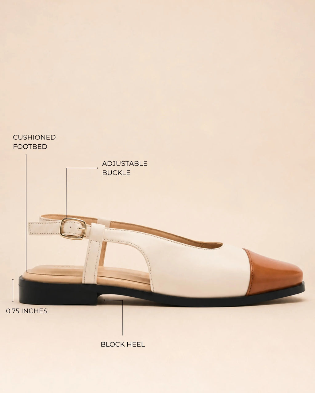 Hepburn Anna Off-White Flats - Lino Perros