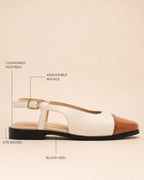 Hepburn Anna Off-White Flats - Lino Perros