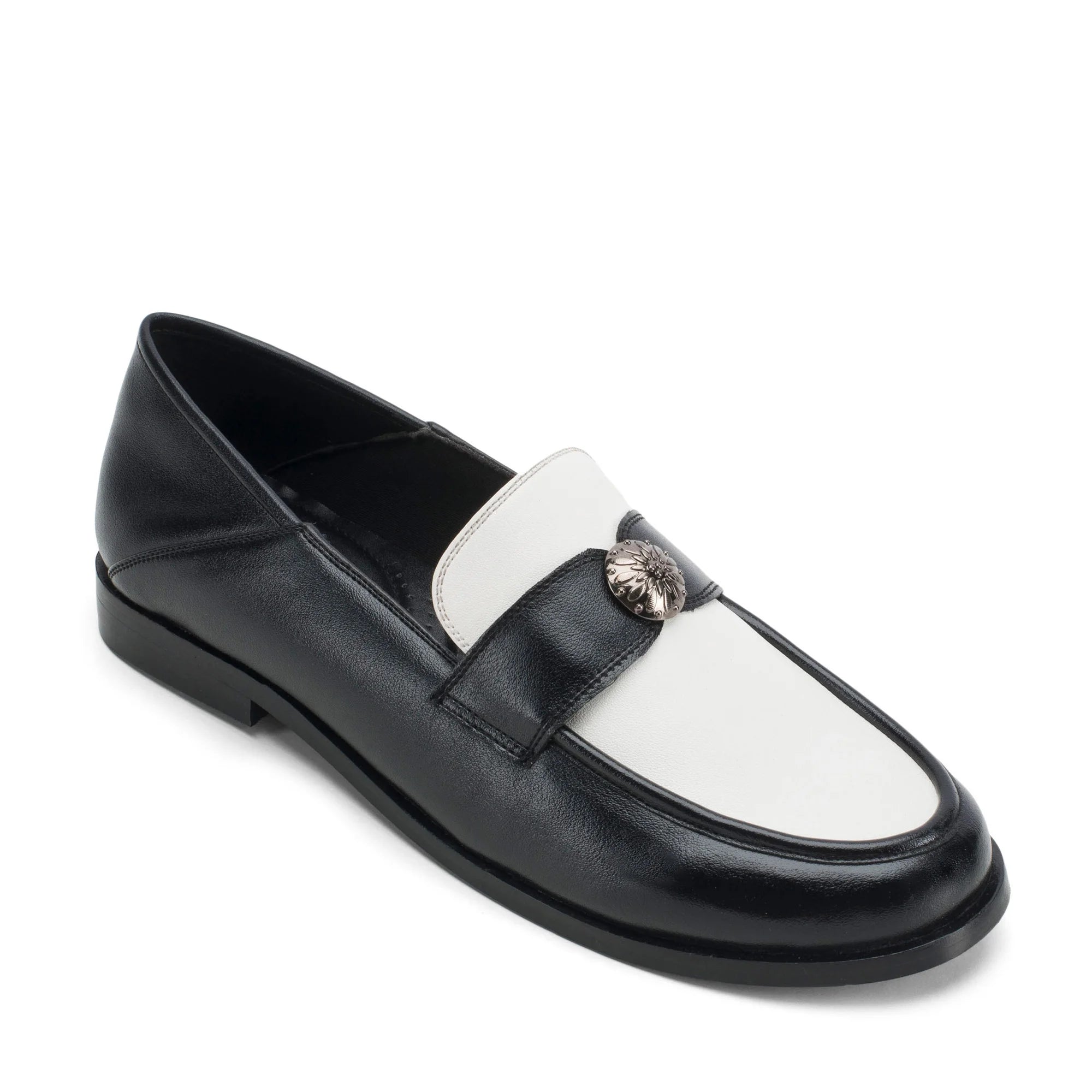 Ava Bess Black Loafers - Lino Perros