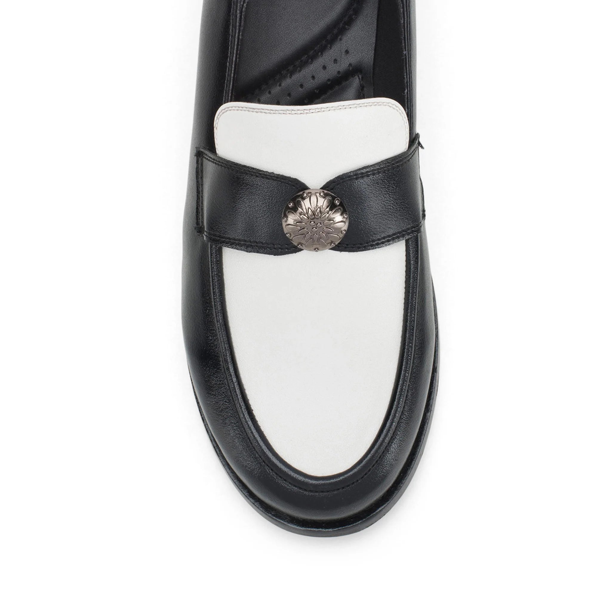 Ava Bess Black Loafers - Lino Perros