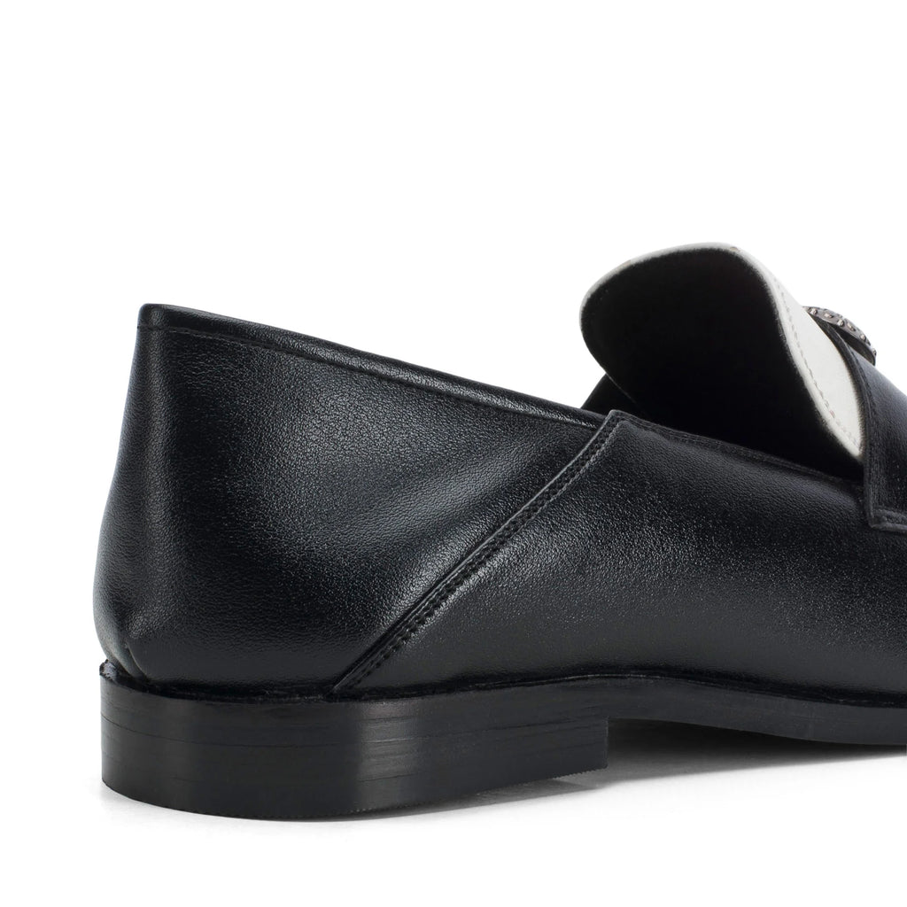 Ava Bess Black Loafers - Lino Perros