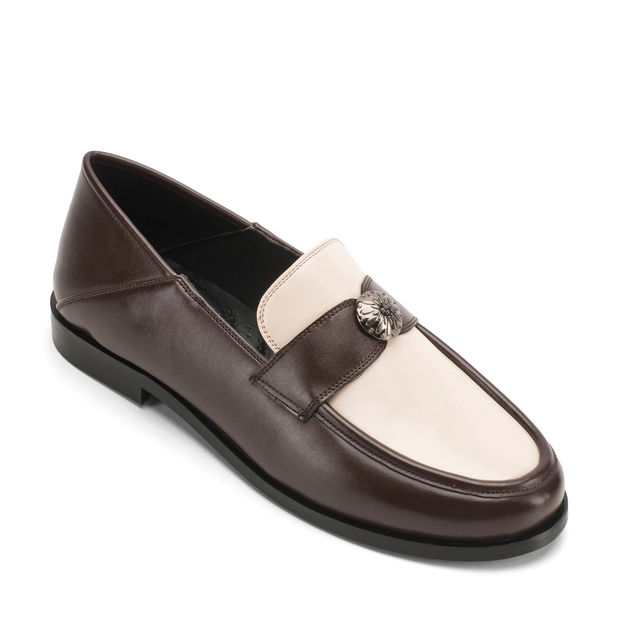 Ava Bess Brown Loafers - Lino Perros
