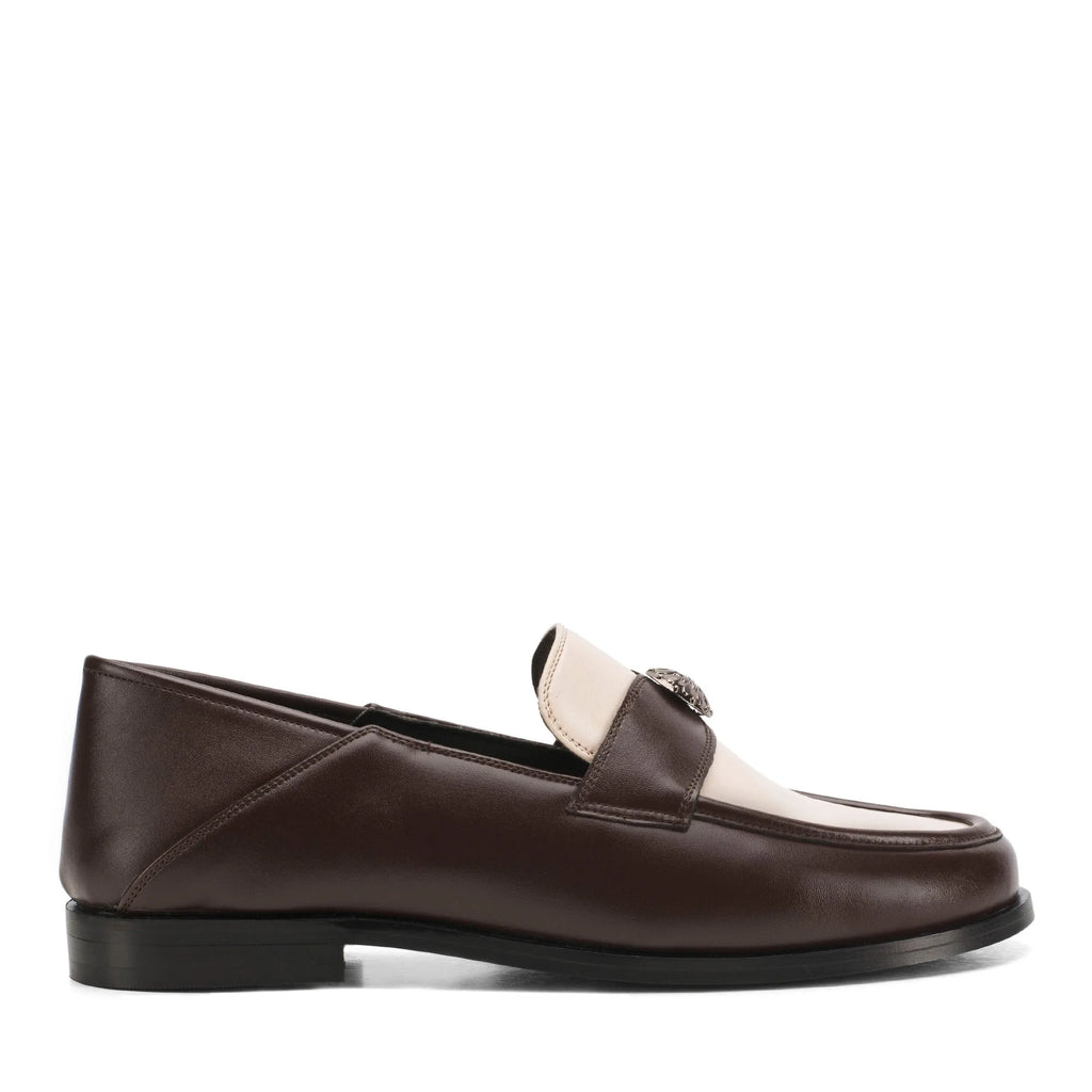 Ava Bess Brown Loafers - Lino Perros
