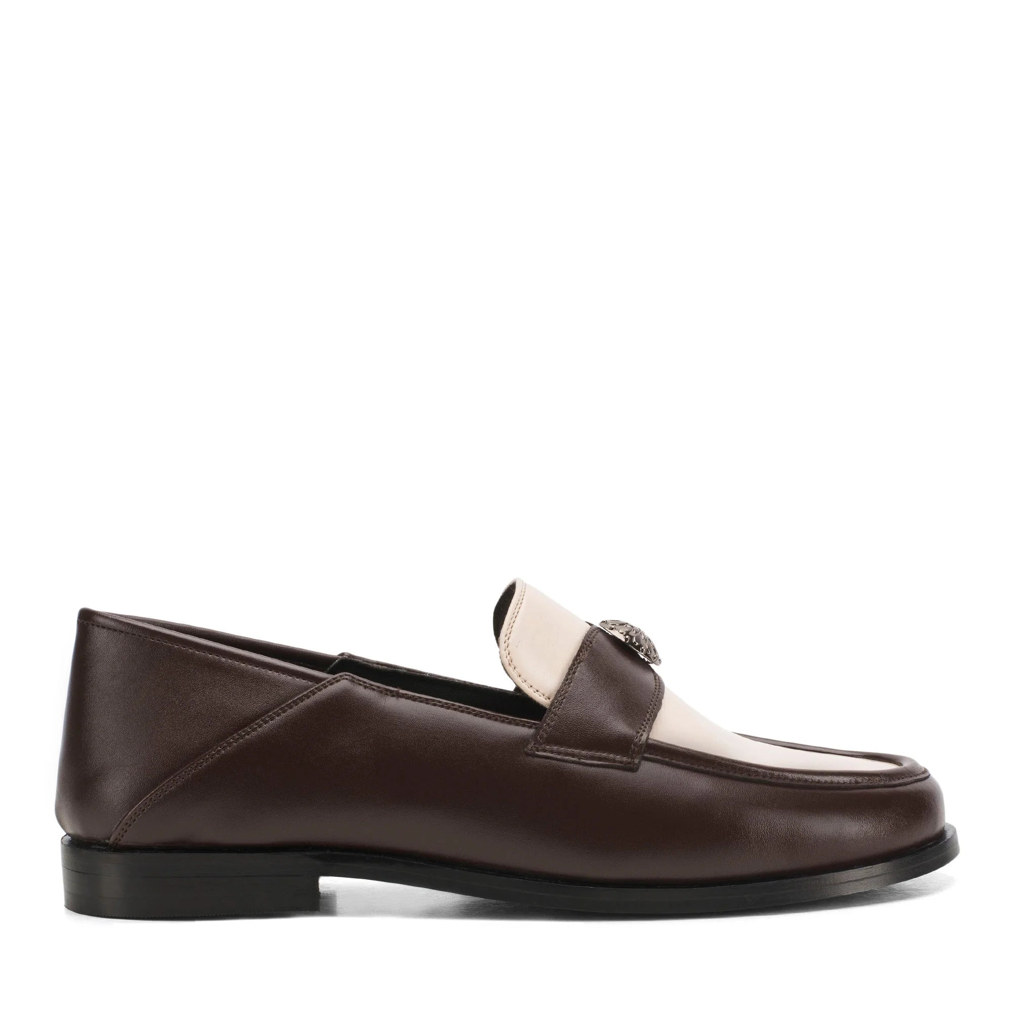 Ava Bess Brown Loafers - Lino Perros