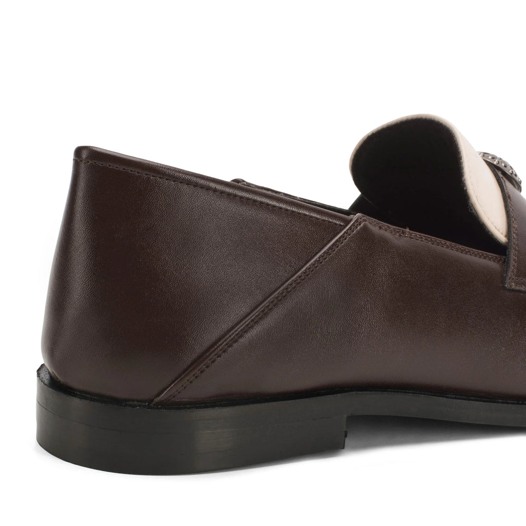 Ava Bess Brown Loafers - Lino Perros