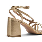 Gabbana Mae Gold Heels - Lino Perros