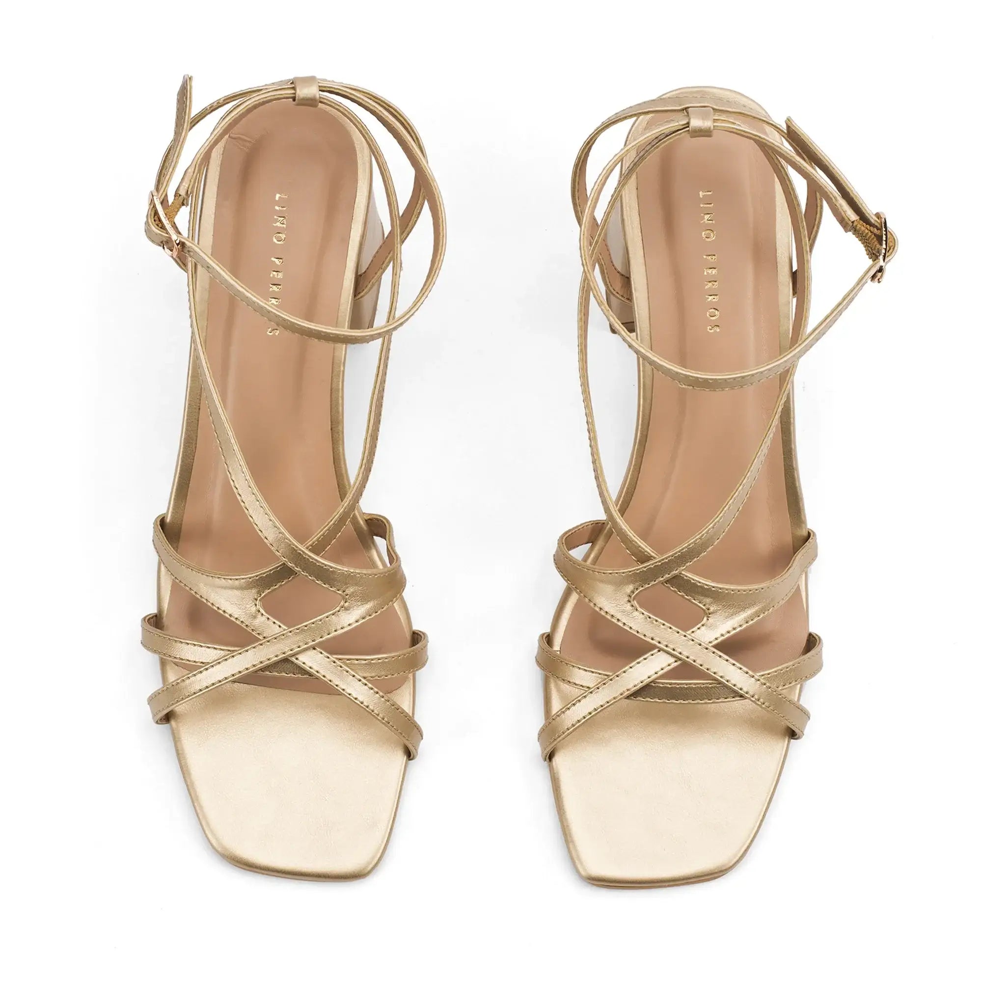 Gabbana Mae Gold Heels - Lino Perros