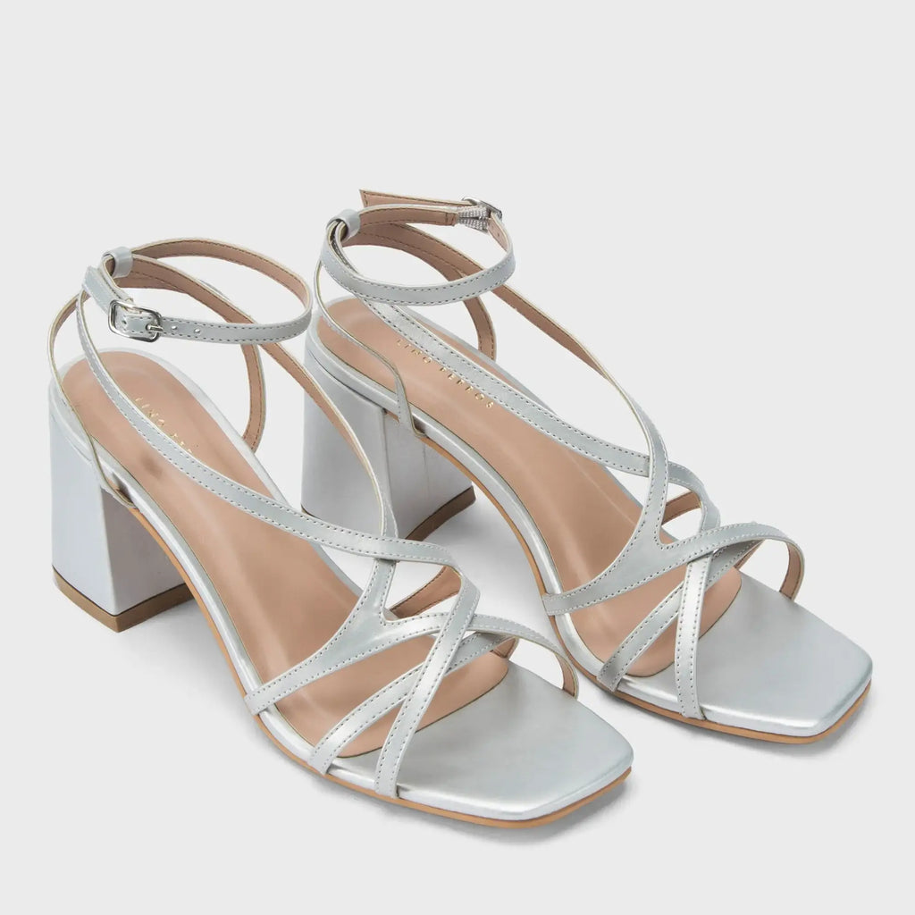 Gabbana Mae Silver Heels - Lino Perros
