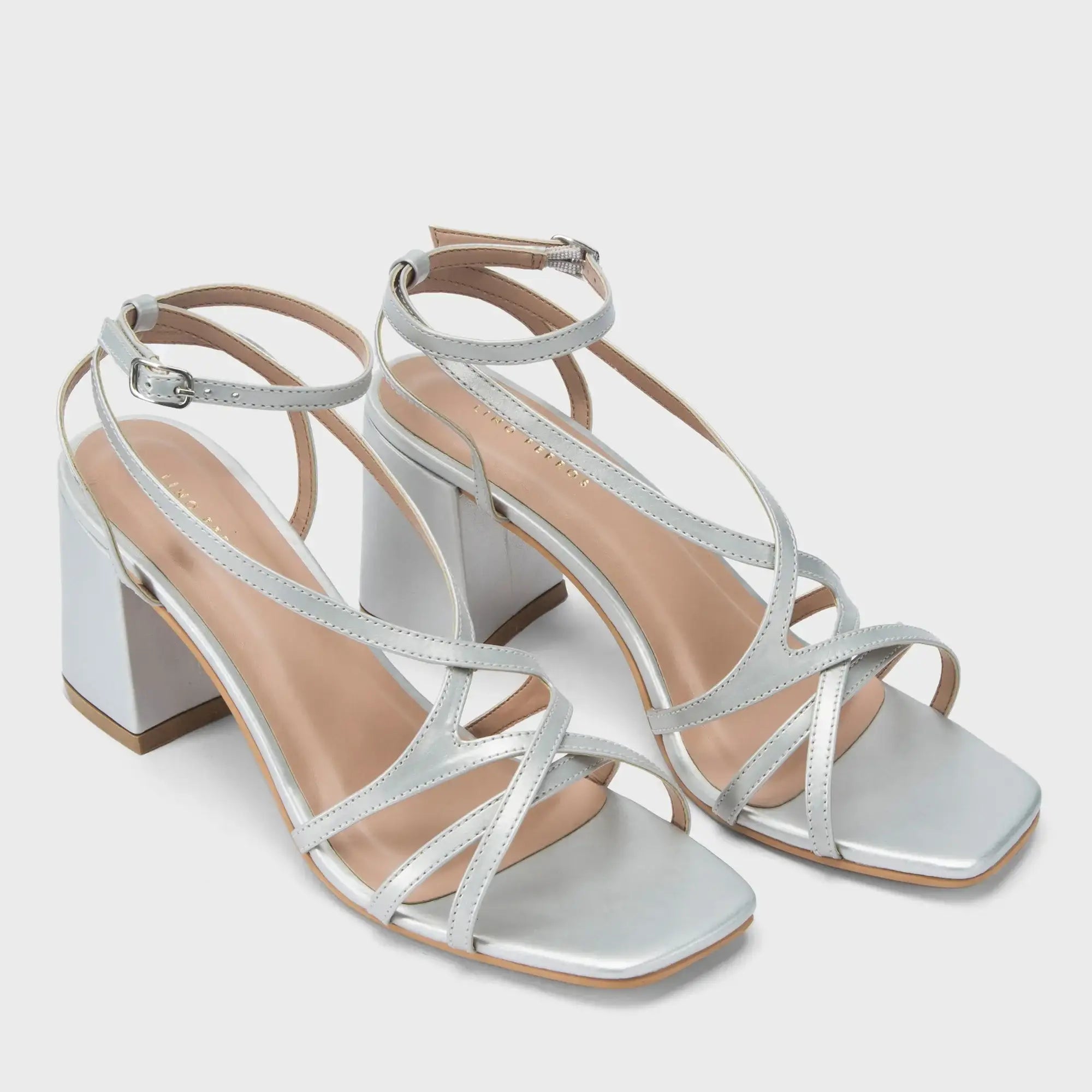 Gabbana Mae Silver Heels - Lino Perros