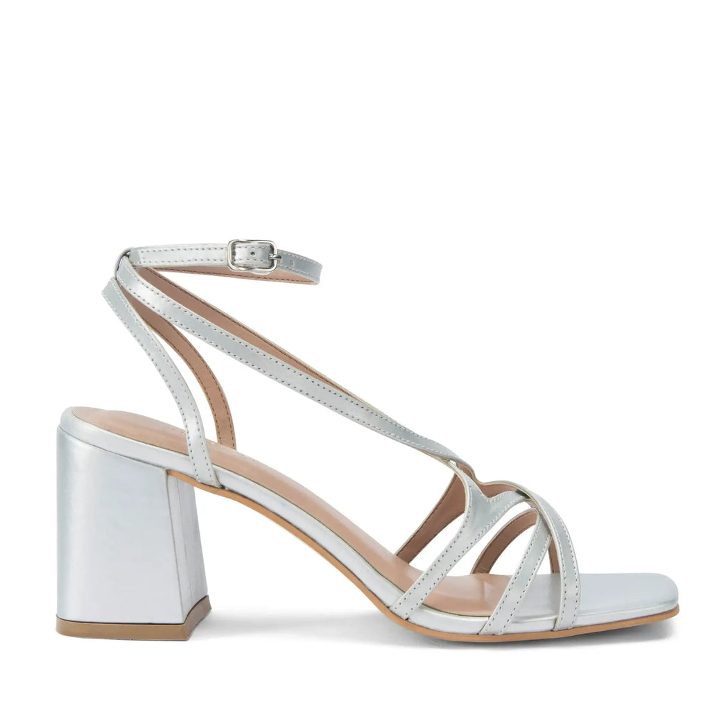 Gabbana Mae Silver Heels - Lino Perros
