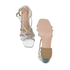 Gabbana Mae Silver Heels - Lino Perros