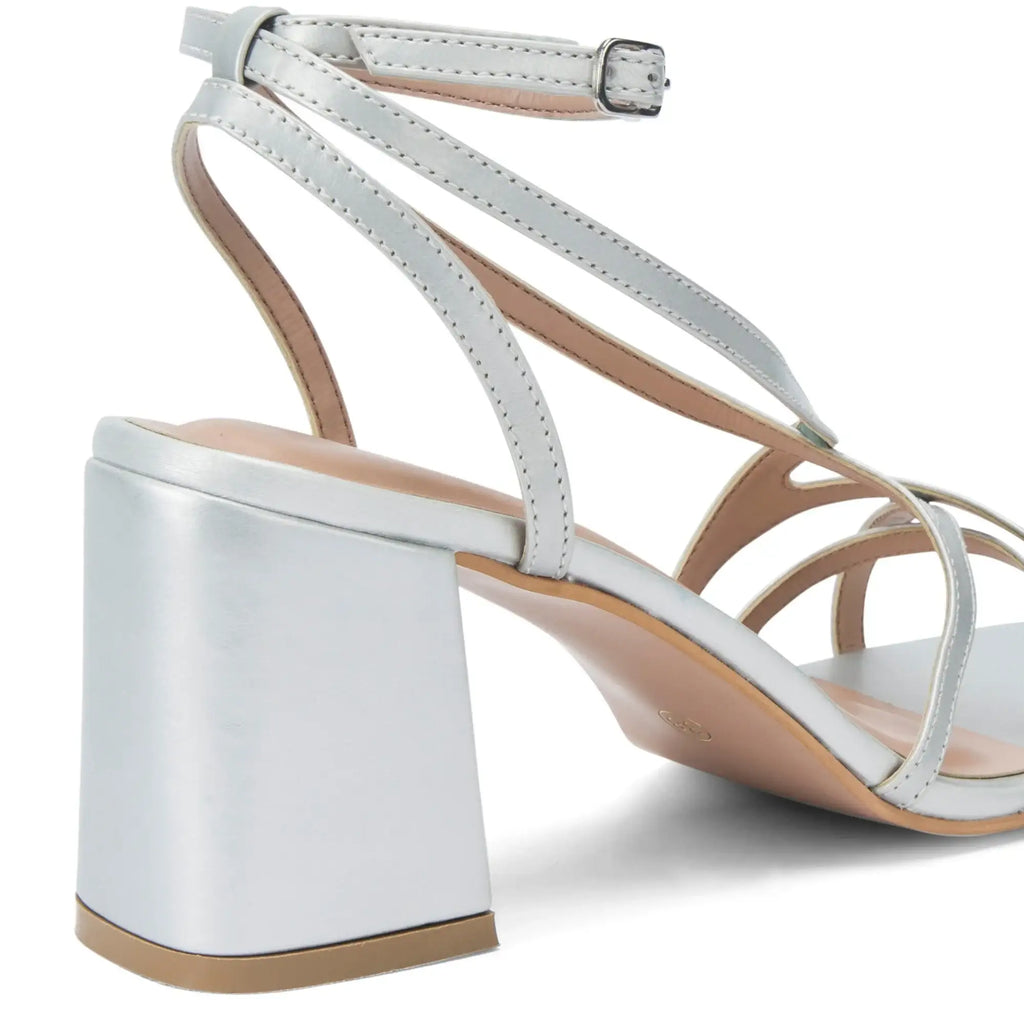 Gabbana Mae Silver Heels - Lino Perros