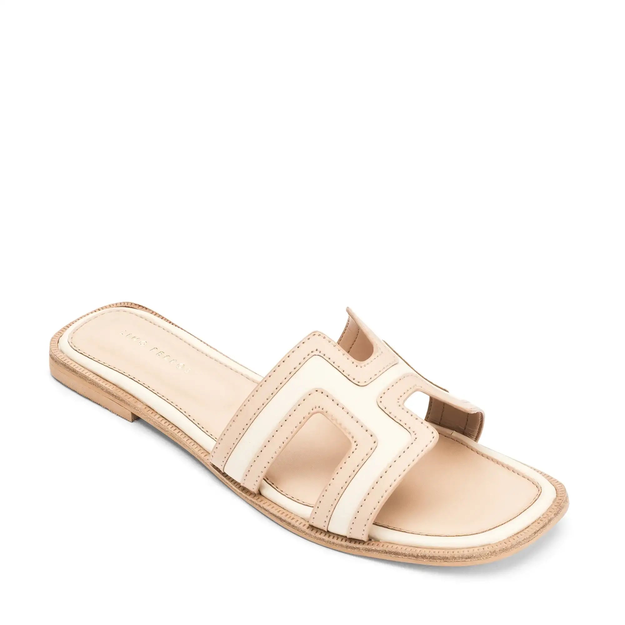 Mary Lina Beige Flats - Lino Perros