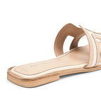 Mary Lina Beige Flats - Lino Perros