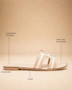Mary Lina Beige Flats - Lino Perros